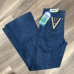 NWT 1970s Vintage Wrangler Jeans Women’s Juniors Size 15 Waist 32 Flare/Bootcut